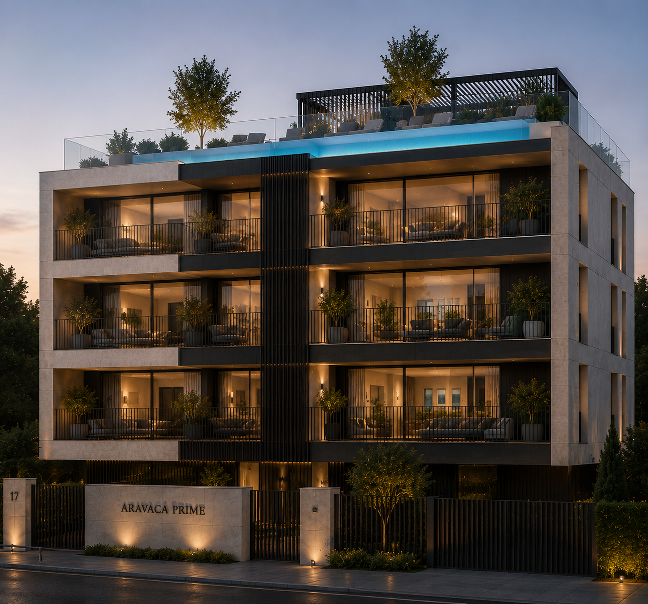 Vision of a luxury hospitality interior