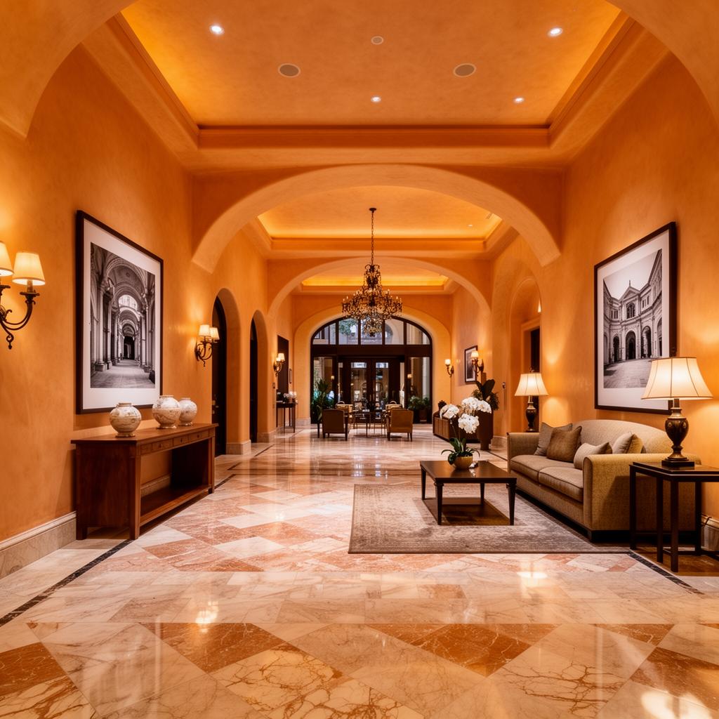 Vision eines Luxus-Hotellerie-Interieurs